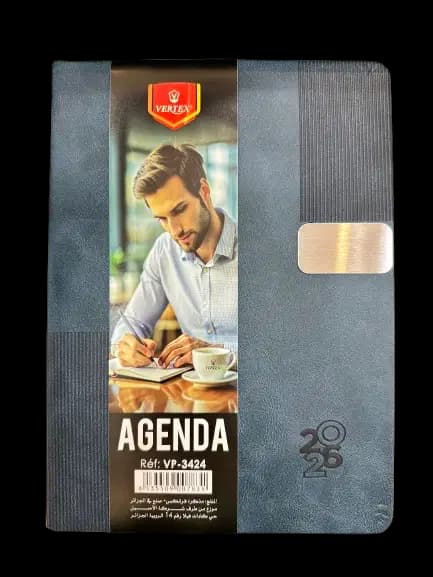 Agenda Bureau 2026 Marron / Miel / Vert / Bleu 4