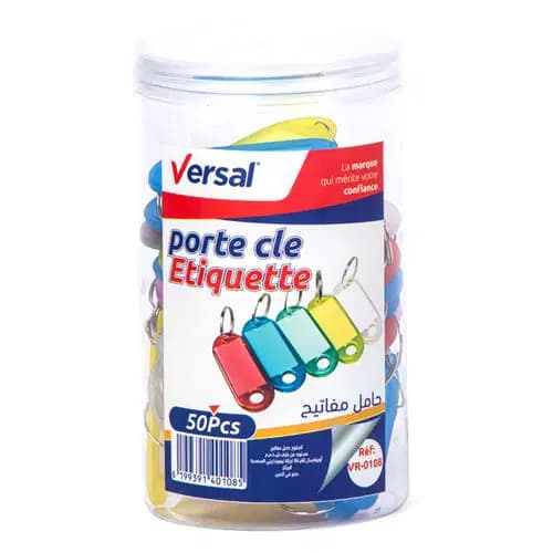 Porte Cle Etiquette Versal vr92boite de 50pcs