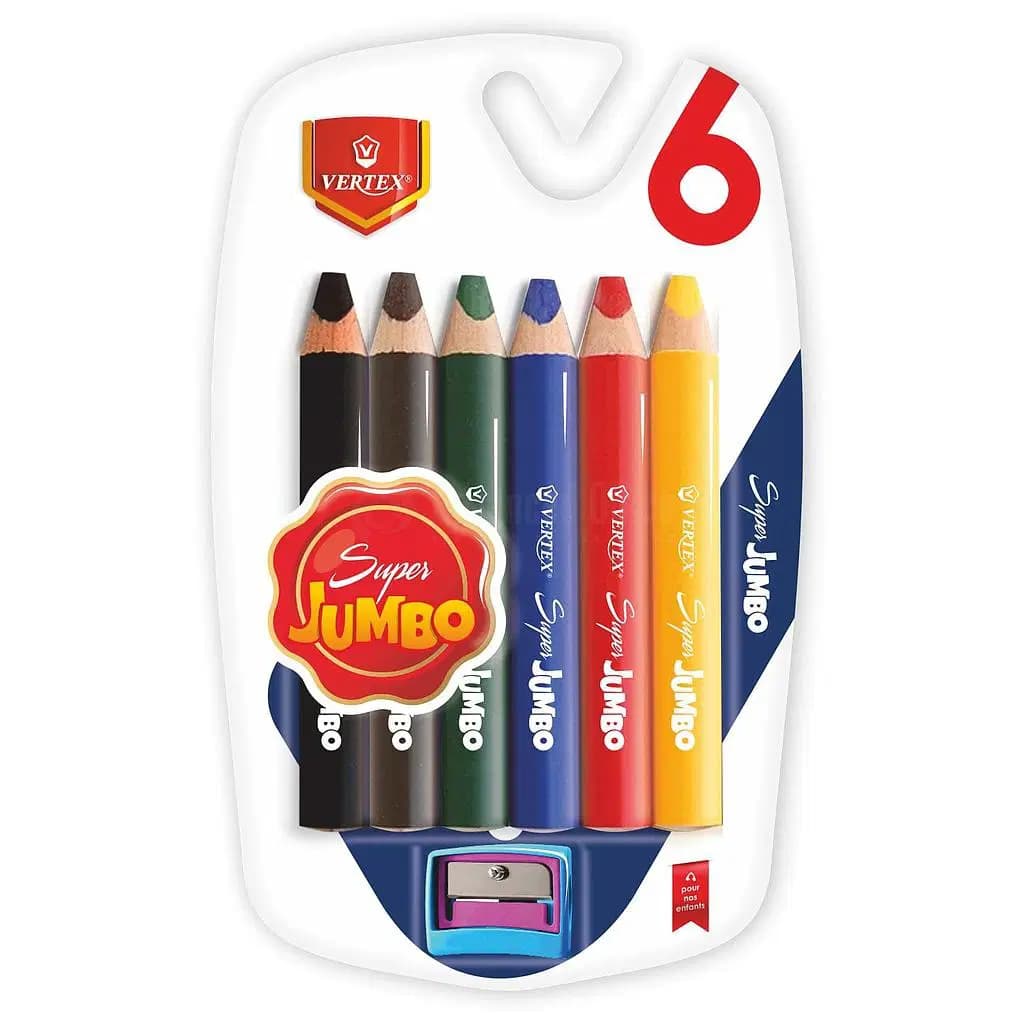 Crayon Couleur Max Super Jumbo de 5+TAILLE Crayons Vs 0433 Vertex