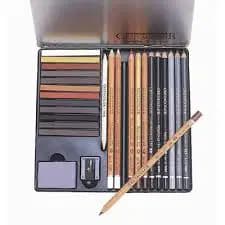 Boite Métal Cretacolor Assortiment 27 Pièces Creativo Drawing Set 2
