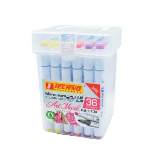 Marqueur Double Temarqueur Double Tete Te Artmark Boit 36COULEURS Techno REF5708