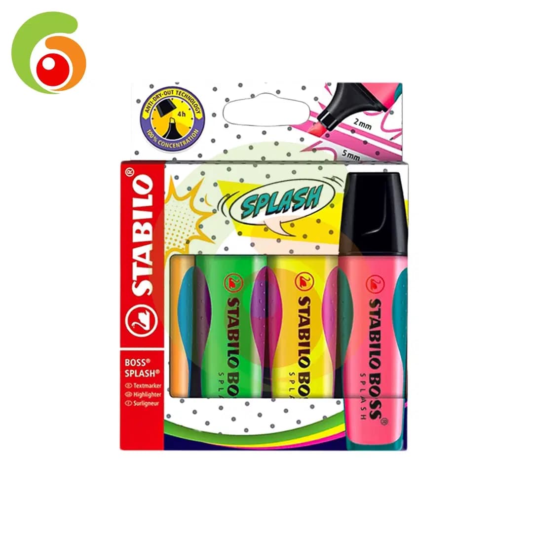 Surlignieur Boss Fluo Splash Stabilo
