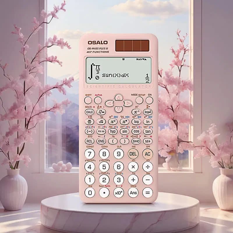 Osalo Calculatrice Scientifique Série Ii - 417 Fonctions OS-991ES Plus Ii Pink 6