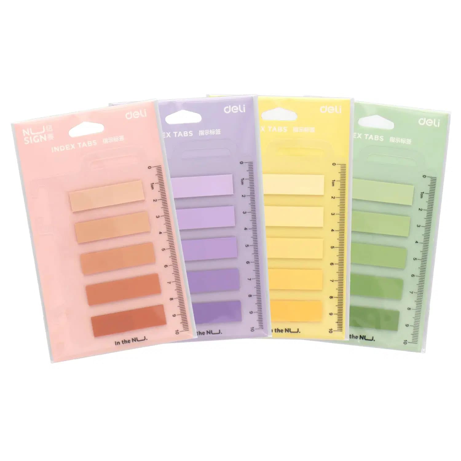 Contacta Notes Index (couleurs 44*12/20F/5) Post-it Deli Ref NS356 3