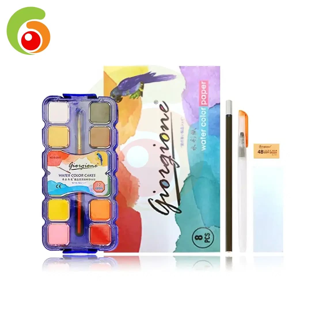 Ensemble de Peinture a Eau Giorgione 25PCS