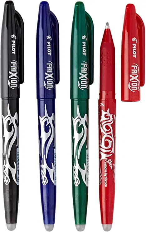 Pilot Stylo Frexion 07 Effacable Bleu/noir/rouge/vert