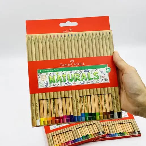 Crayon de Couleur Naturals de 24 Faber Castel Ref 115024