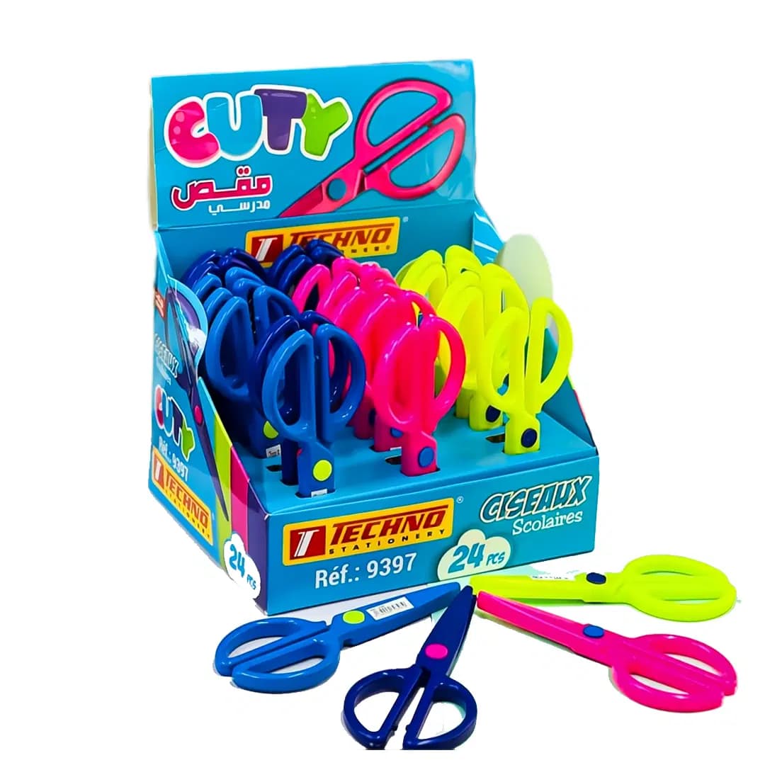 Ciseaux Scolaire 13 Cm Techno 9397