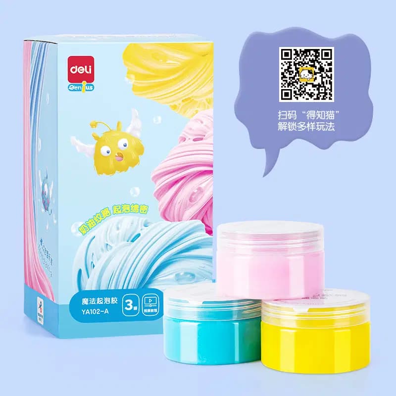 Slime Multi Couleur Deli Ref YA102-A 5
