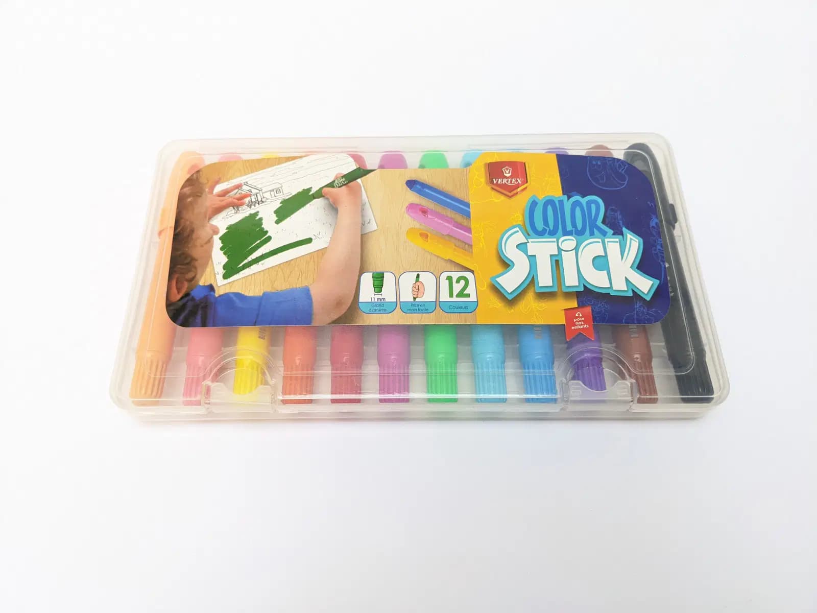 Feutre de 12 Color Stick Vertex VS-0439