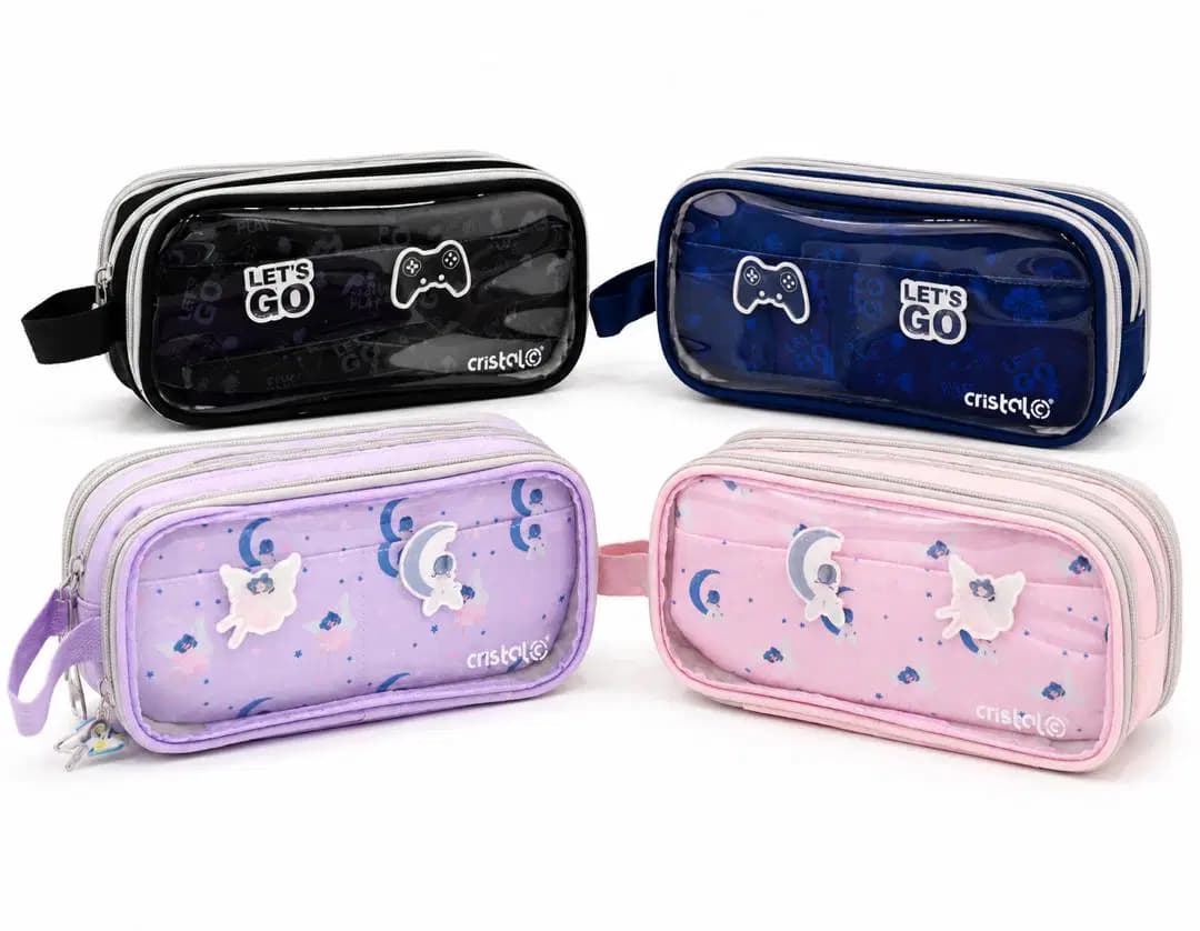 Trousse Cristal Scolaire Coul Ass CR-11013