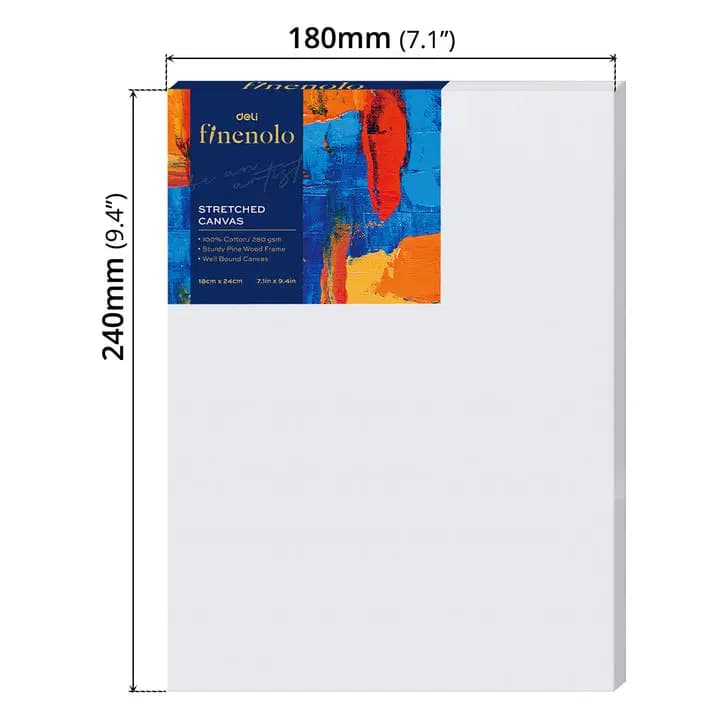 Toile Stretch Pour Peintue 100/100 Coton White 18*24CM/280GRS 2