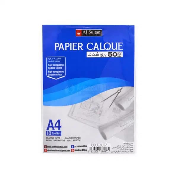 Papaier Calque 50GR Poch 10F Sultan 17 6132128605172