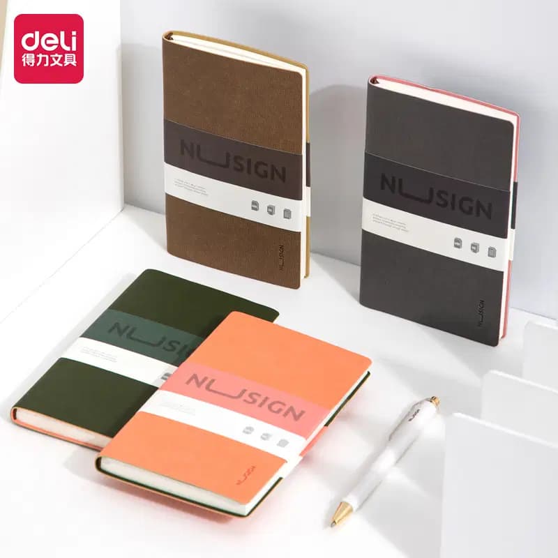 Note Book Spiral Nusign (PP/A5/60 Feuille 80GR) Deli NS308