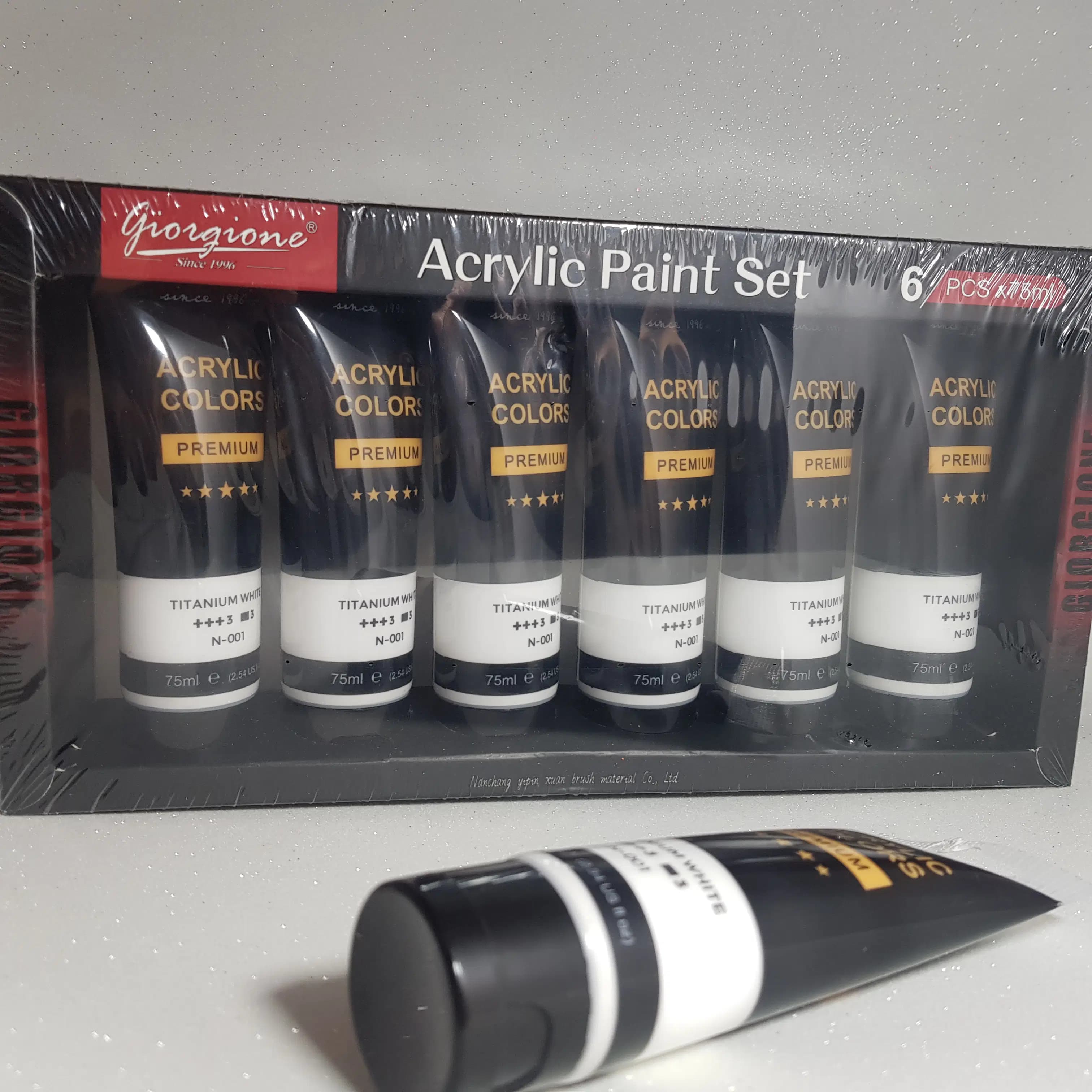 Peinture Acrylique 6 Tubes 75ML G-AC75-01 6972919465055