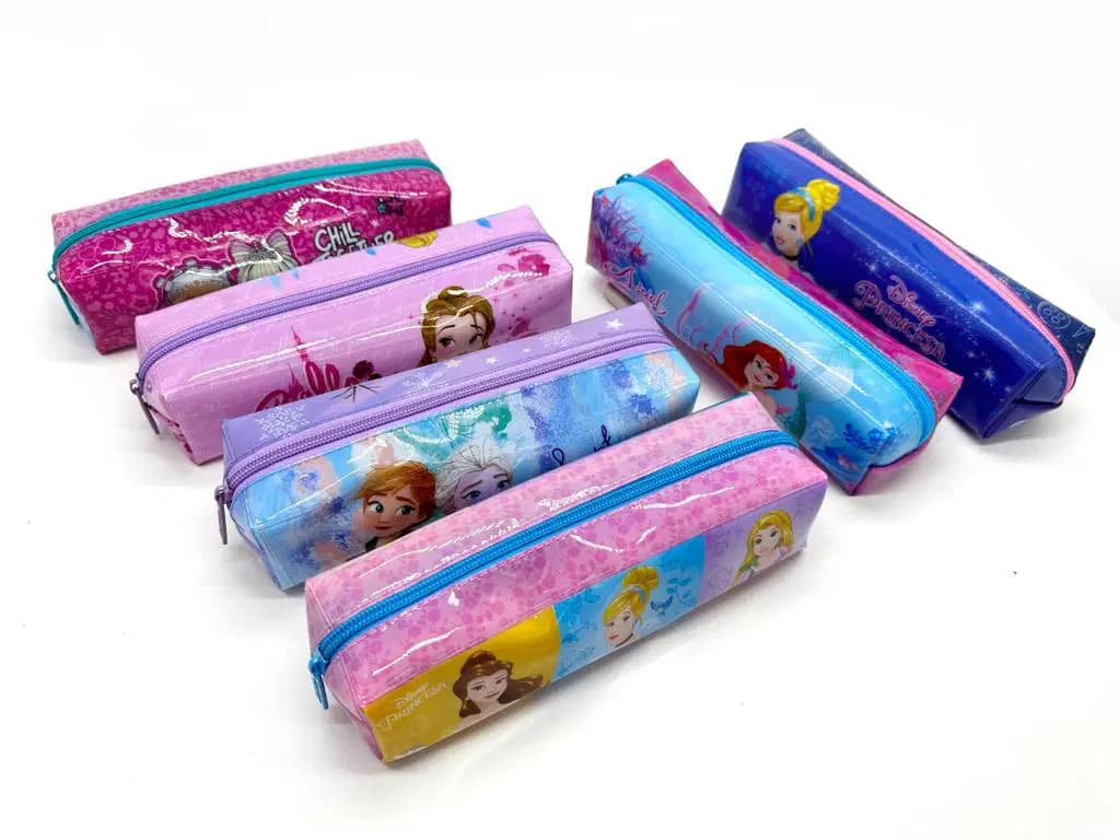 Trousse Wd Fantaisie Pvc Carree Fille Cristal CR-1207