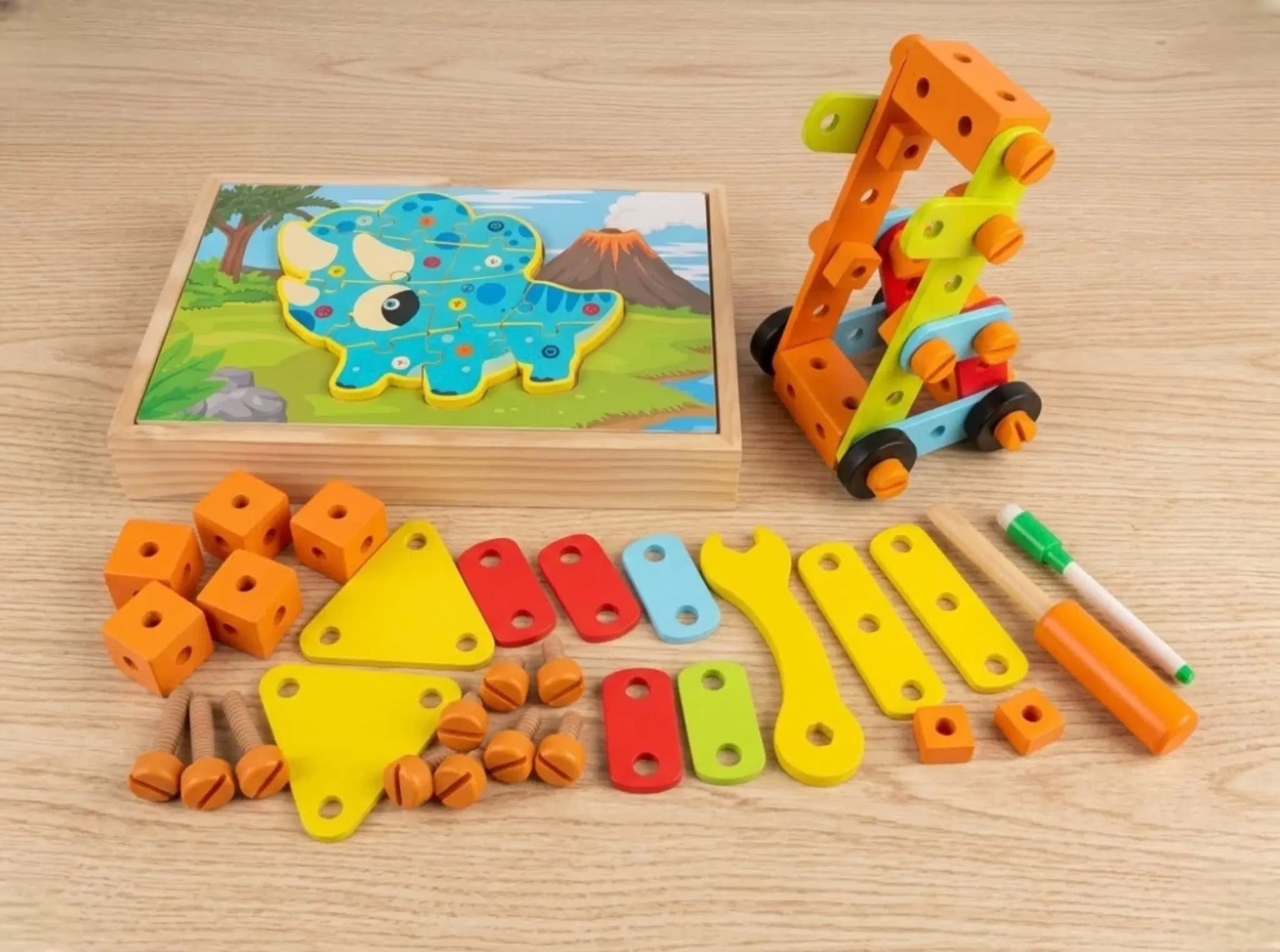 Multifonctional Puzzle 3in1