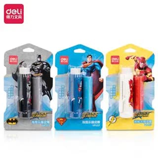 Gomme Cutter Avec Recharge Justice League Deli Ref VP137