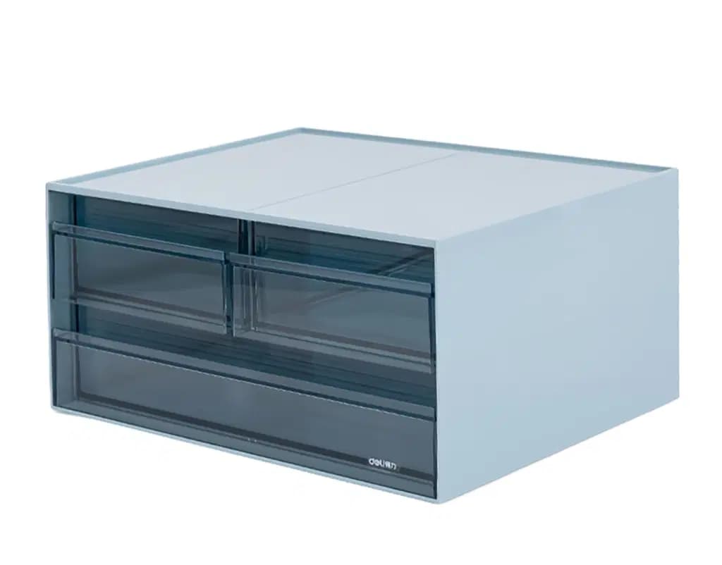Trieur de Document 3 Tiroirs Multi-fonctions Deli Blue Ref PK122