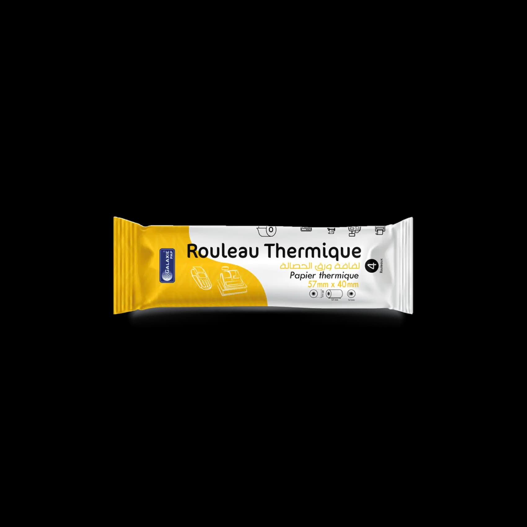 Rouleau Papier Thermique Galaxie Pap