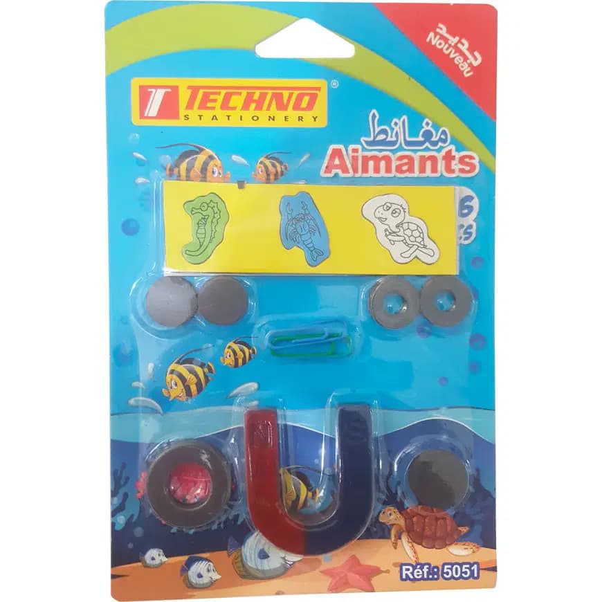Aimants Jeux de 16 Pcs Techno 5051