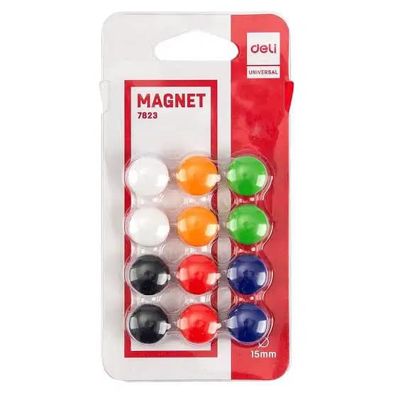 Aimants Pour Tableau Blanc 15mm Deli Ref 7823