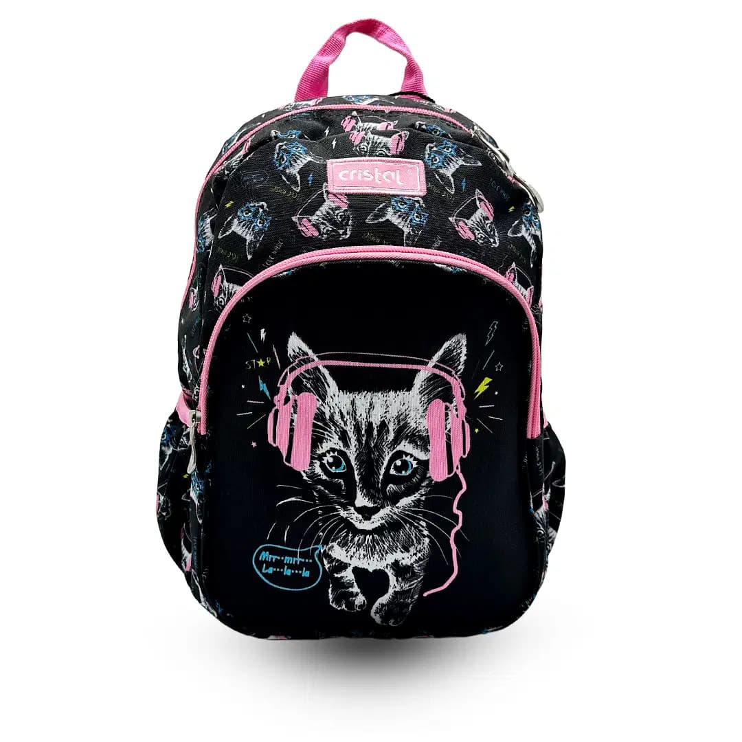 Ac a Dos Scolaire 2 Comp Diff Motifs 1305 Cristal Ref CR-3416