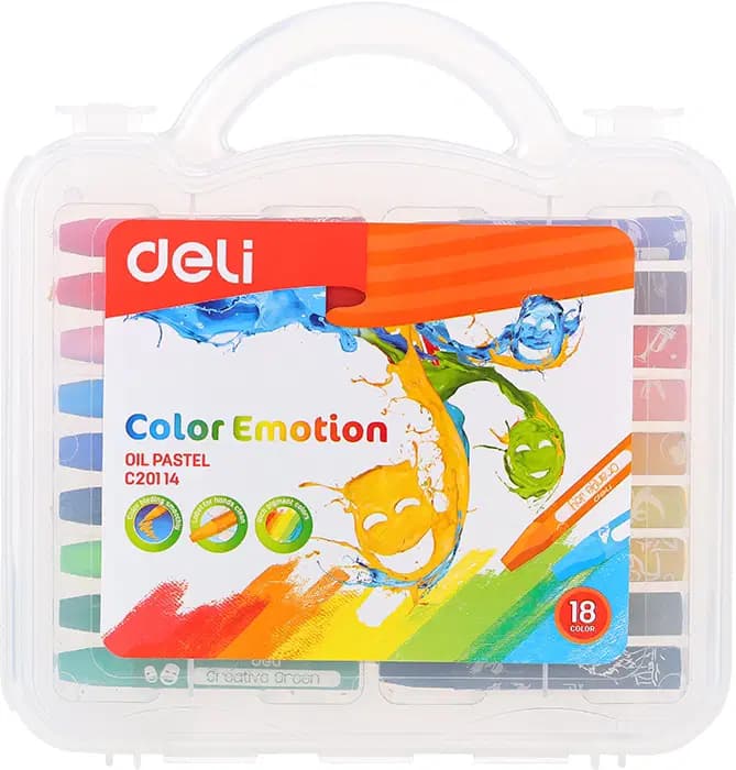 Cire Pour Ecolier Valisette de 18 Deli 6935205317759