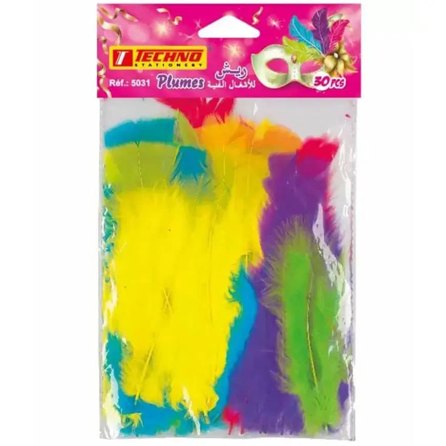 Plumes de Decoration Paquet 30PCS Tchno 5031