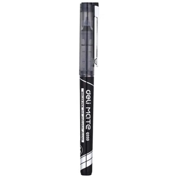 Stylo Roller 0.7MM Noir[boite DE12]MATE Deli Ref Q20320